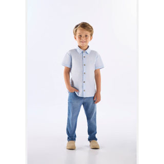 Calça para Menino em Jeans Moletom Up Baby em Oferta na Shopee