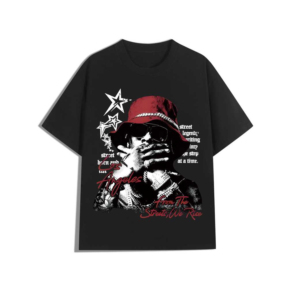 Camiseta Unissex Oversized Plus Size Feminina Masculina Y2K Retrô Streetwear Hip Hop Moderna Estilosa Atemporal Moda