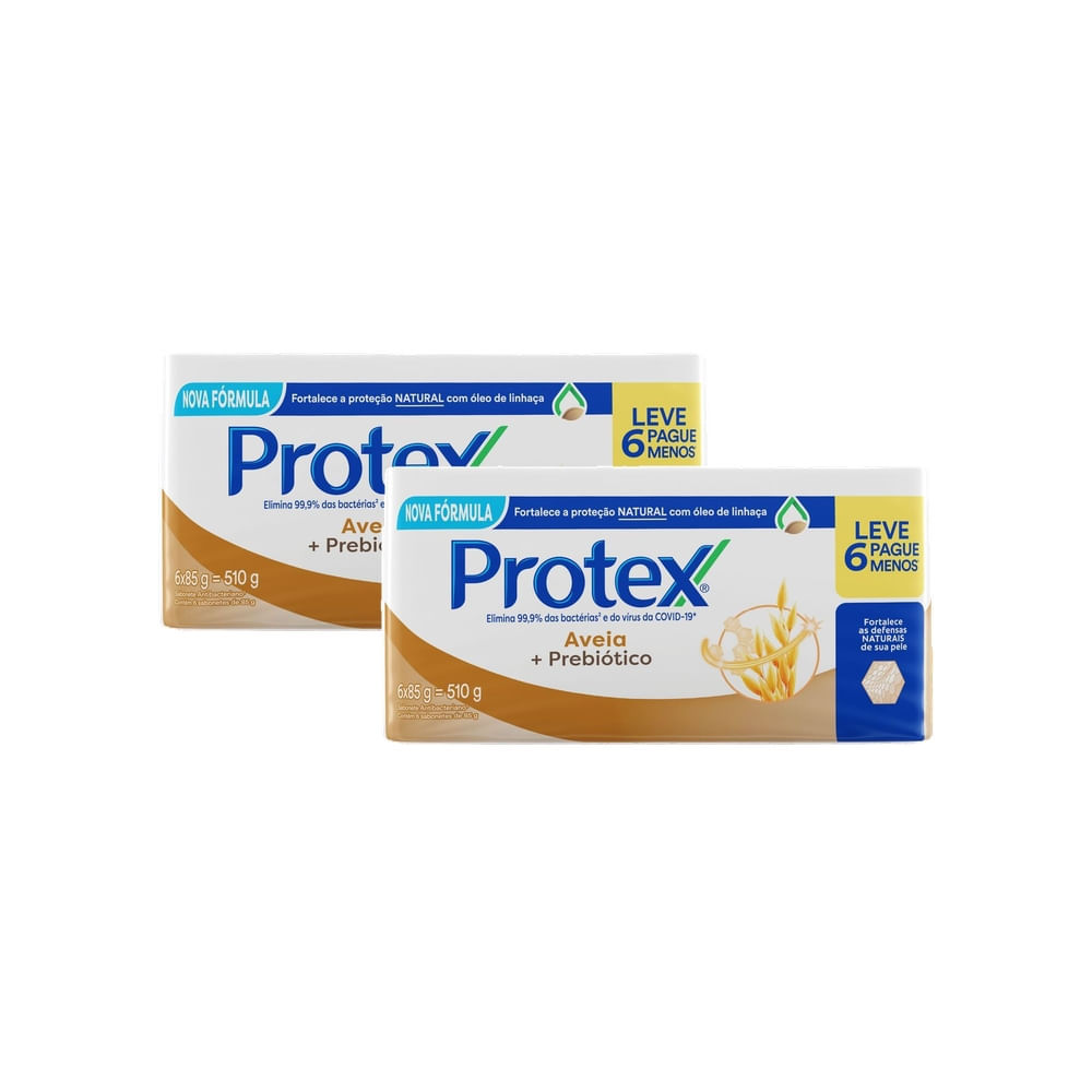Kit 2 Sabonete Protex Aveia 85g cada Leve 6 Pague 5 em Oferta na Shopee