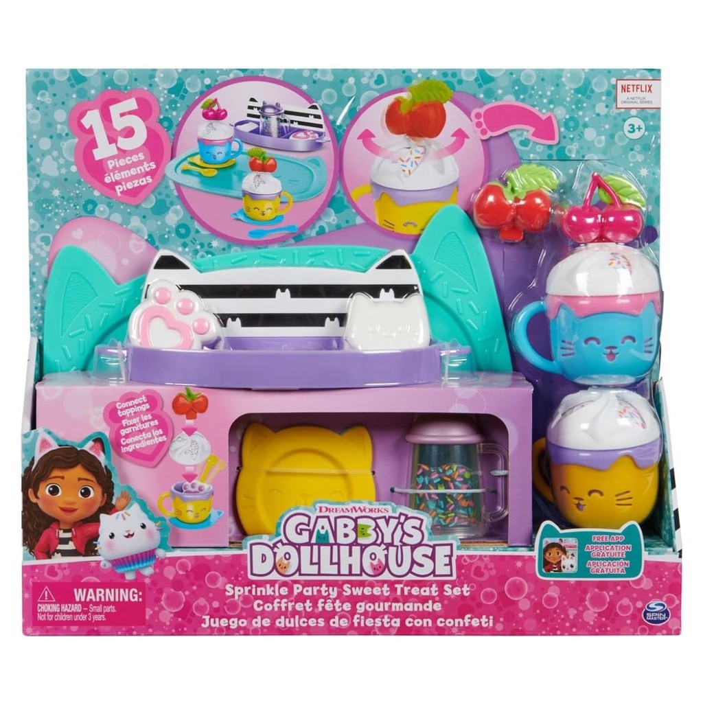 Gabby's Dollhouse - Set De Chocolate Quente Com Doces Sunny