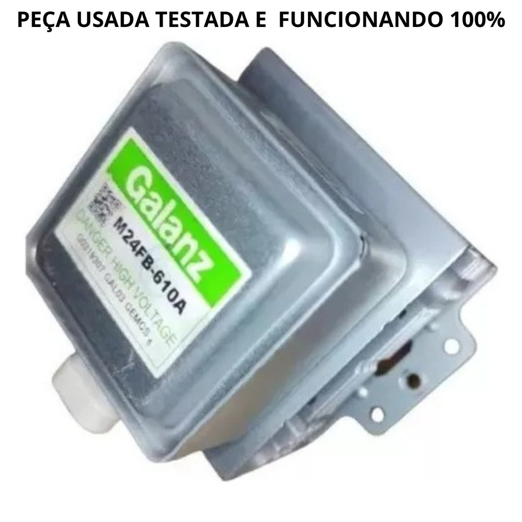 Magnetron Usado Galanz M24fb-610a Para Diversos Micro-ondas