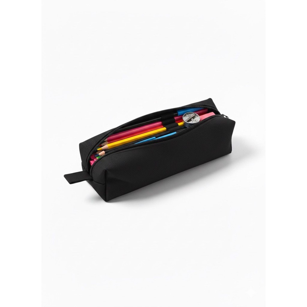 Estojo Escolar Simples e Resistente em Nylon 600,Barato,Ideal para Escola e Faculdade Material Escolar Infantil Faculdad