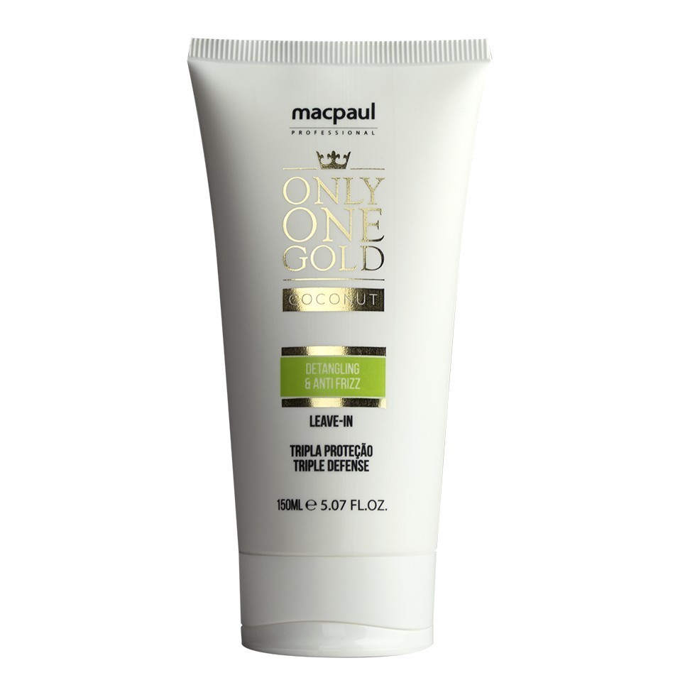 Leave-in Only One Gold Coconut Tripla Proteção 150ML Macpaul