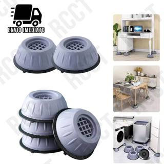 Kit Bases Protetoras Anti-Vibração para Fogão e Máquina de Lavar 4 Unidades em Oferta na Shopee