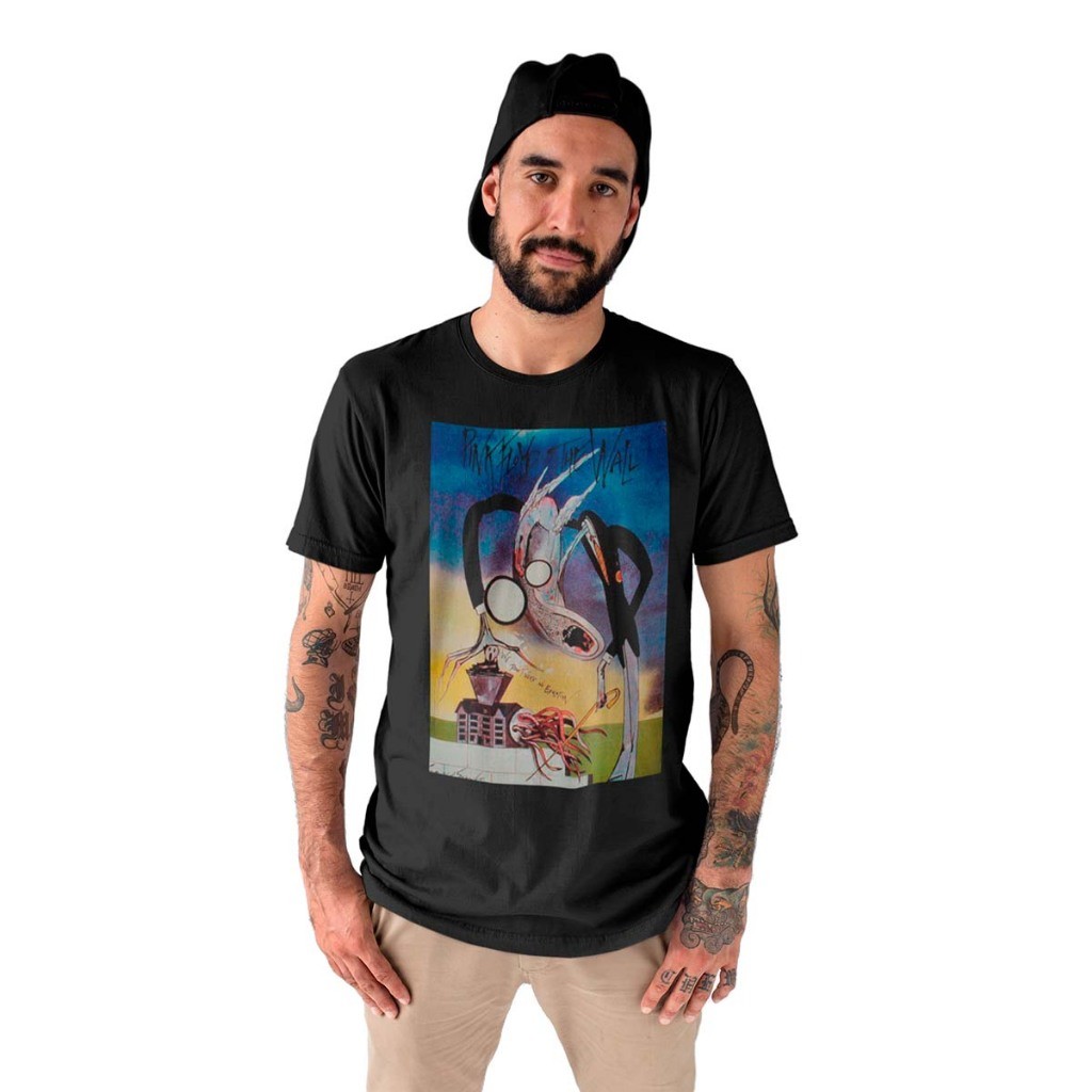 Camiseta Rock Punk Pink Floyd Pink Floyd The Wall MD4 Algodão Premium Unissex