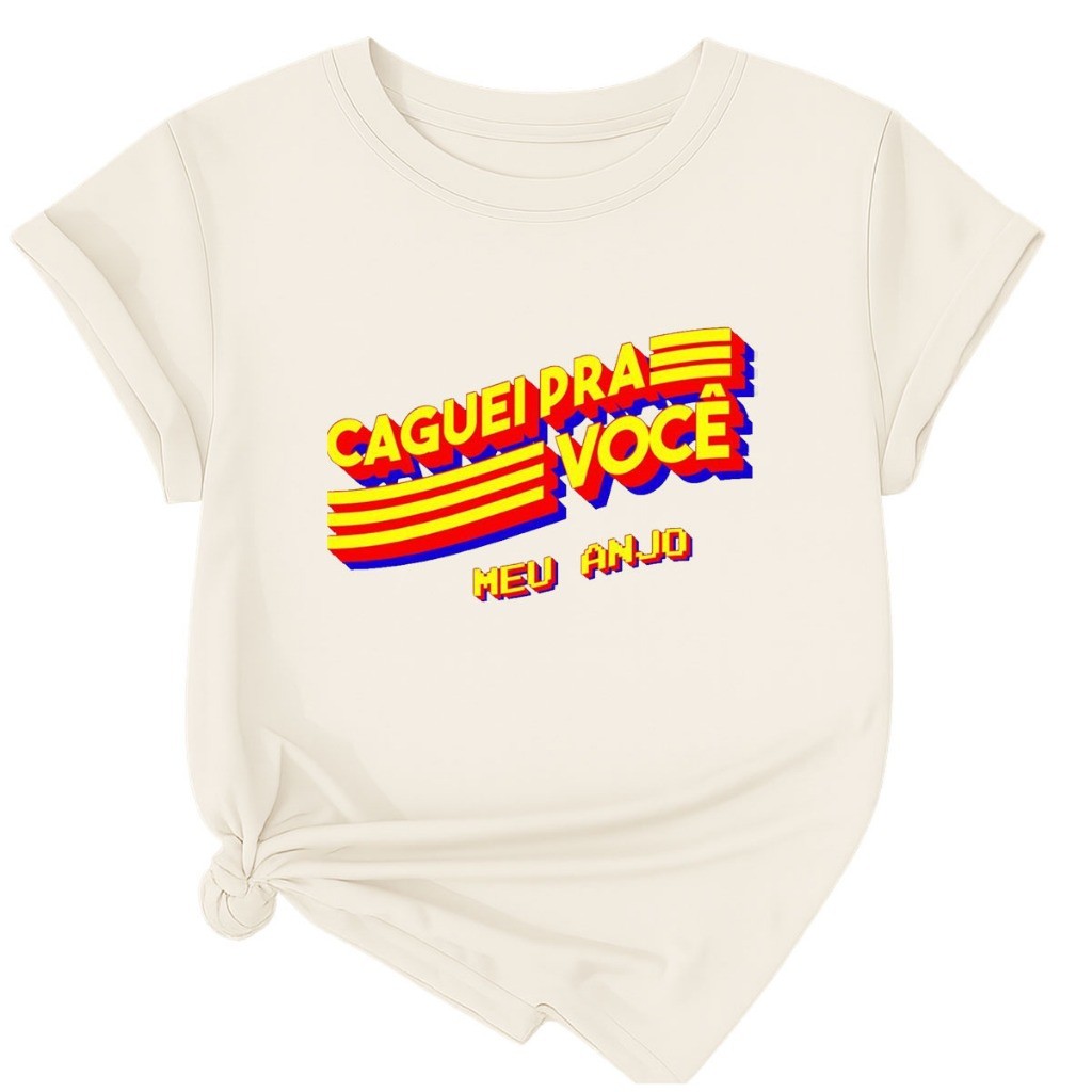 T-shirt Feminina Camiseta Camisa Roupa Casual Leve Confortavel Frase Engraçada Indireta Comedia