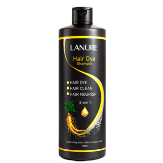 Shampoo Tonalizante Preto Grande 500 ML - Tintura Preta Escurece Cabelos Brancos em Oferta na Shopee