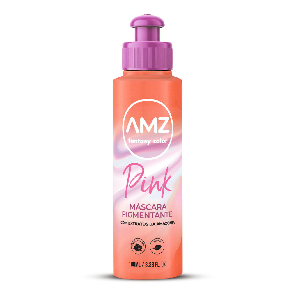 Máscara Pigmentante Rosa AMZ Fantasy Color Pink