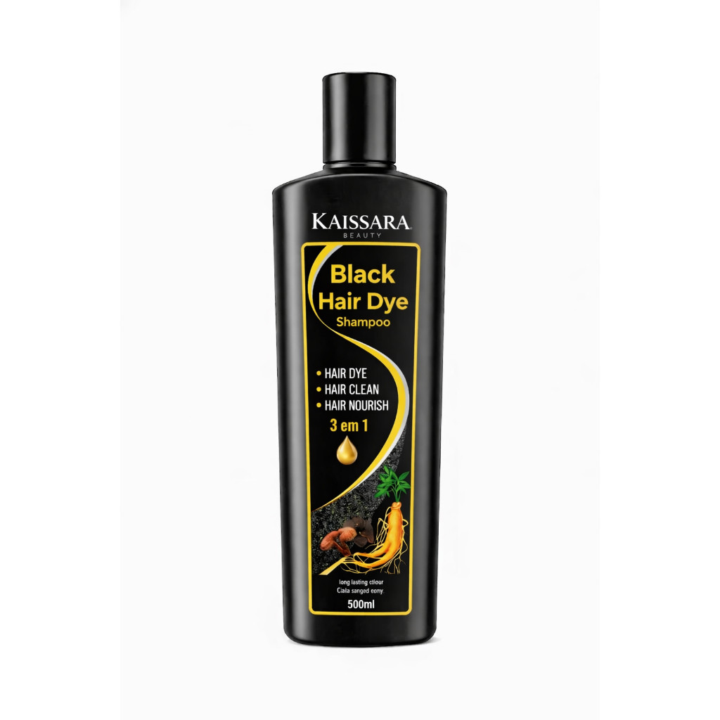 Shampoo Tonalizante Preto Grande 500 Ml Kaissara - Tintura - Preta Para Cabelos em Oferta na Shopee