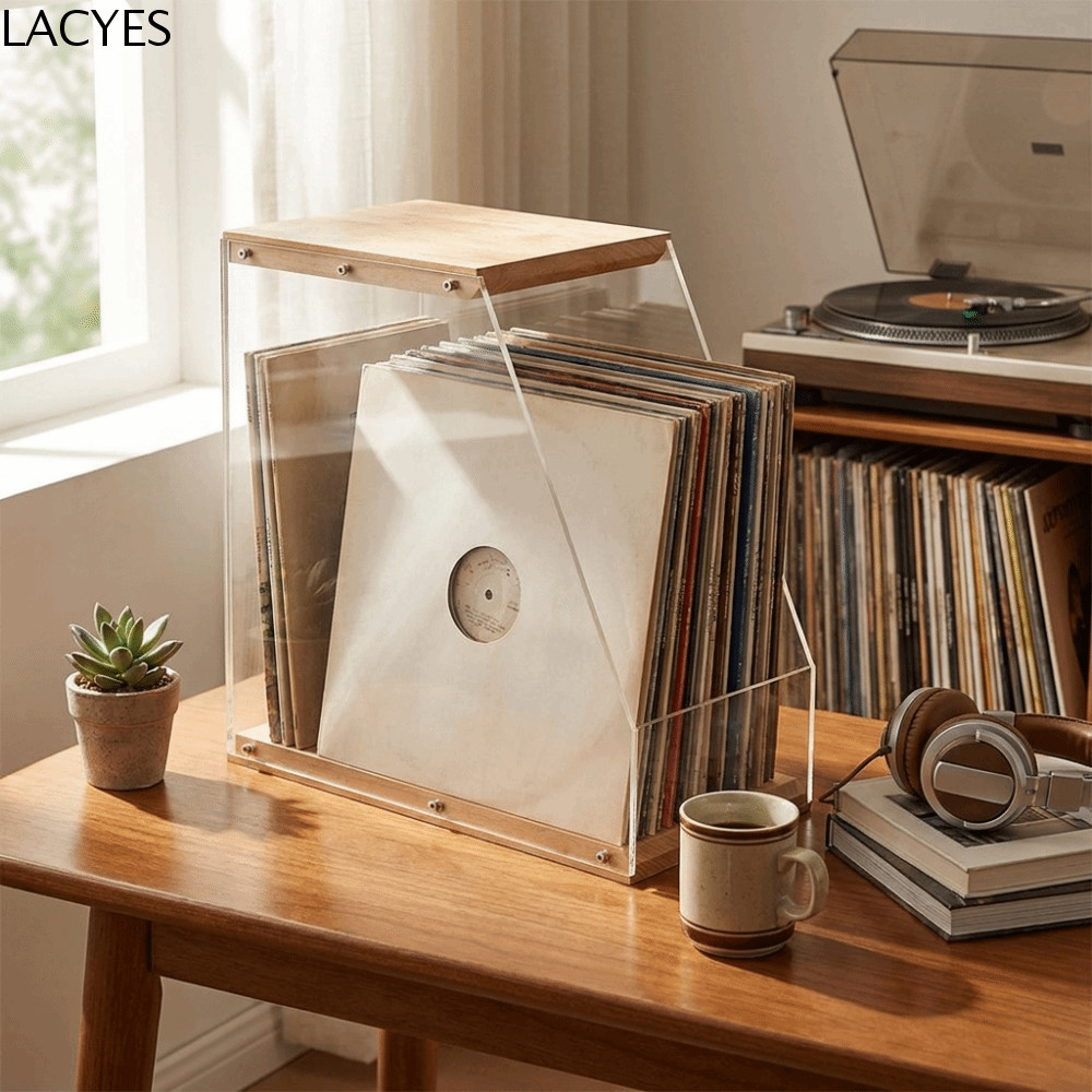 Suporte De Registro LACYES , Rack De Armazenamento De Mesa De Estrutura Sólida E Estável , Display Transparente