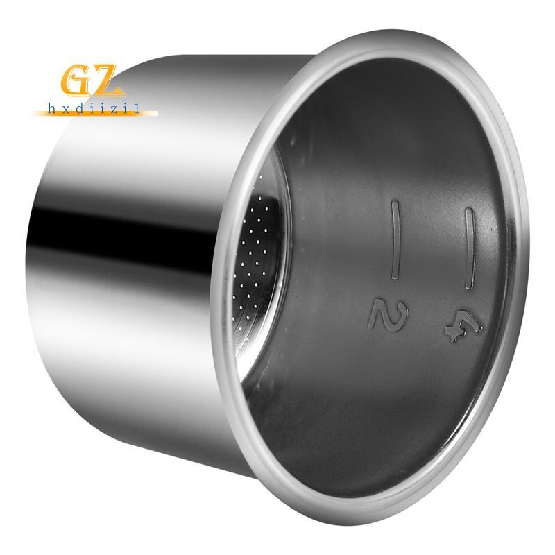 [gzhxdiizi1] Filtro De Copo De Pressão Máquina De Café Espresso Acessórios Pó Removível Cesta De Tigela De Aço Inoxidáve