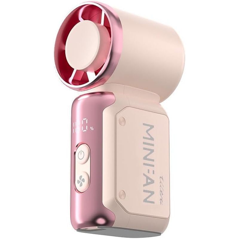 Mini Ventilador Portátil , Pessoal De 18000 RPM Com 199 Velocidades & amp ; Tela LED De Viagem Recarregável USB Cordão P