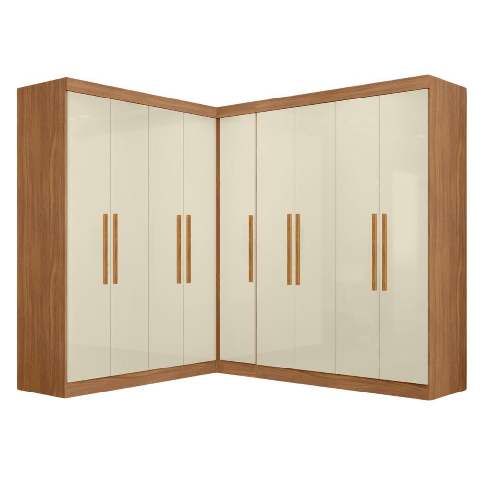 Quarto Modulado de Canto Madrid com 9 Portas Maxel