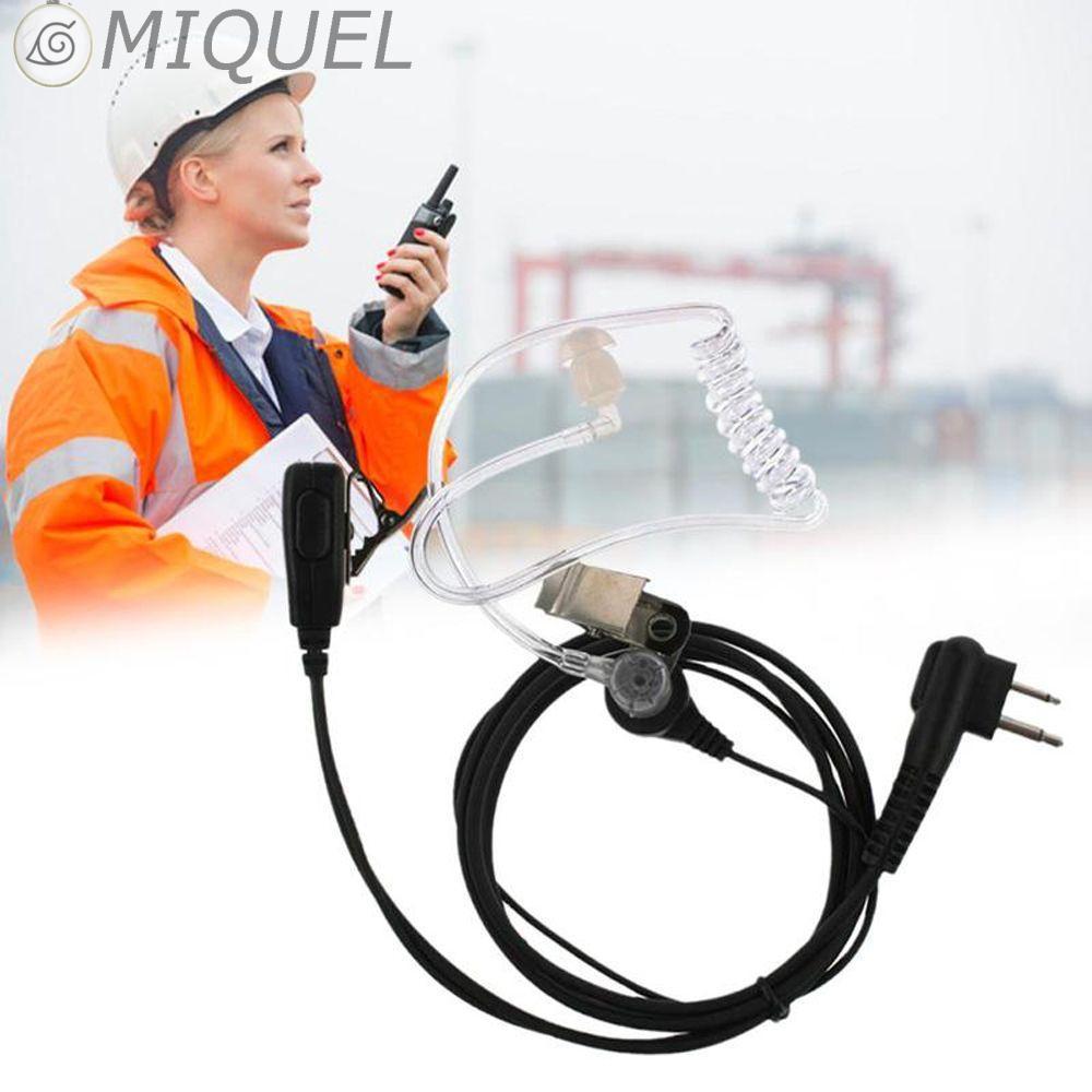 MIQUEL PTT MIC Fone De Ouvido Microfone Baofeng UV-5R BF-888S CB Acessórios De Rádio De Orientação Aérea Com Duto De Ar