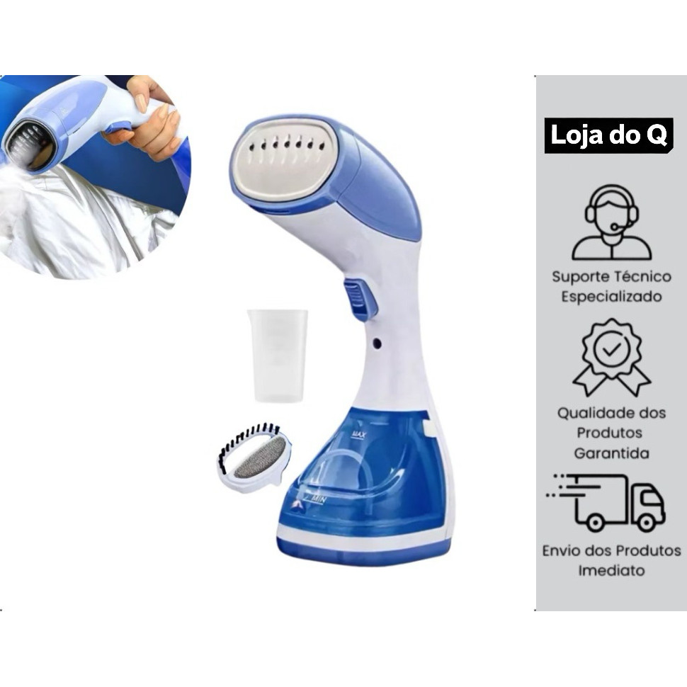 Máquina de passar roupas a vapor compacta portátil, aquecimento rápido, portátil