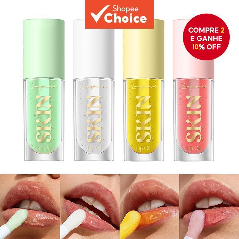 LANGMANNI1PCS Brilho Labial Nutritivo De Frutas-Bálsamo Não Pegajoso , Hidratante E Brilhante Para Lábios Secos Rachados