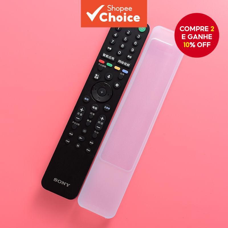 Capa Protetora De Silicone Transparente À Prova D'água Para Controle Remoto Sony em Oferta na Shopee
