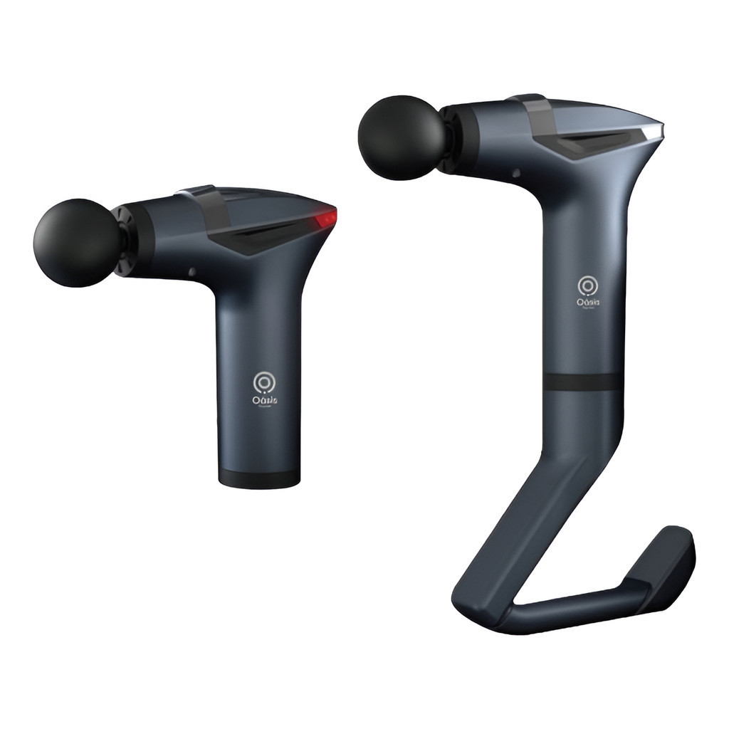 Massageador Pistola Portatil Corporal Miofascial 5 Em 1 Cor Cinza-escuro 127 220v
