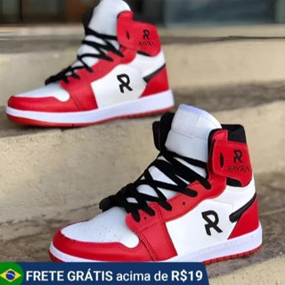 Tênis Unissex Bota Basquete Ótima Qualidade, Para Treinos Musculação Cano Alto em Oferta na Shopee