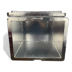 Caixa De Isopor Branco 45 Litros Laminada Para Bag Espetos Bebidas