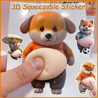 Adesivos Anticolisão Para Carro , 3D Espremíveis , 2 Peças , Adesivo Caminhão E Cachorro , cupionbr em Oferta na Shopee