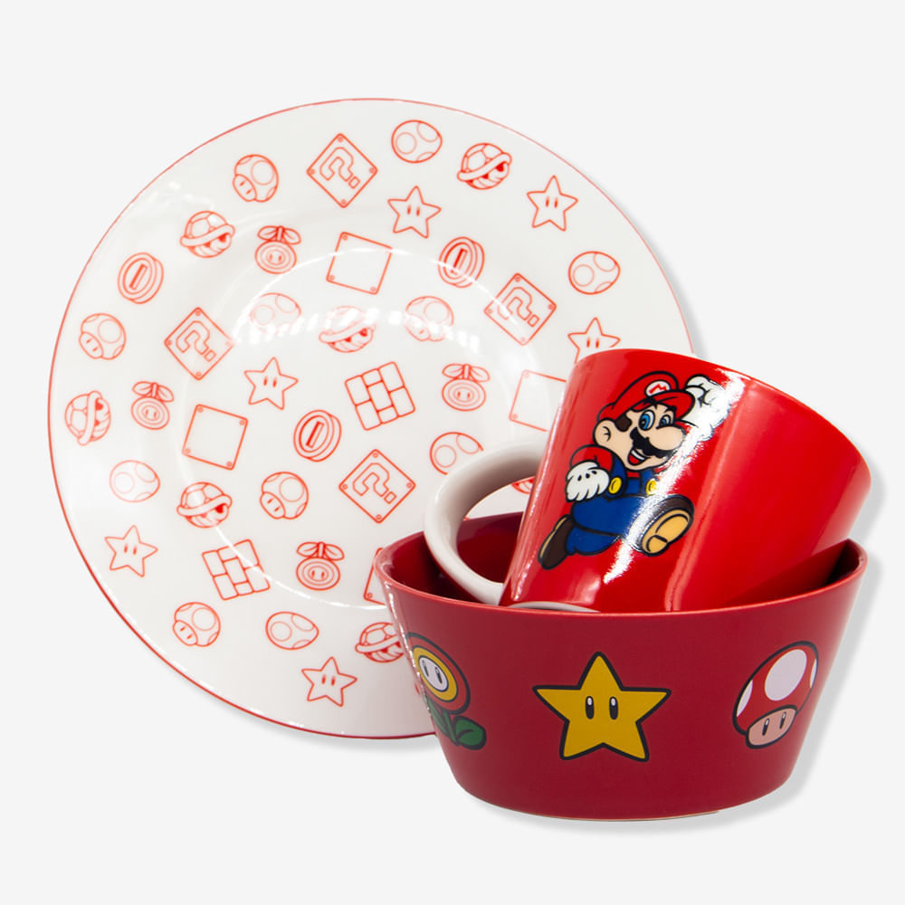 Kit Alimentação Super Mario em Oferta na Shopee