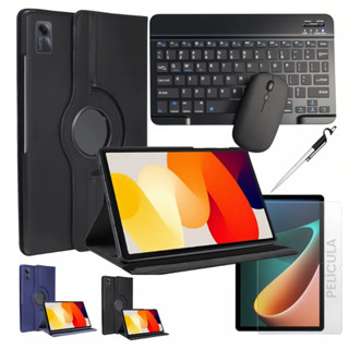 KIT5 Capa para Tablet RedmiSE11 Teclado Mouse + Película de Vidro + Caneta Touch em Oferta na Shopee