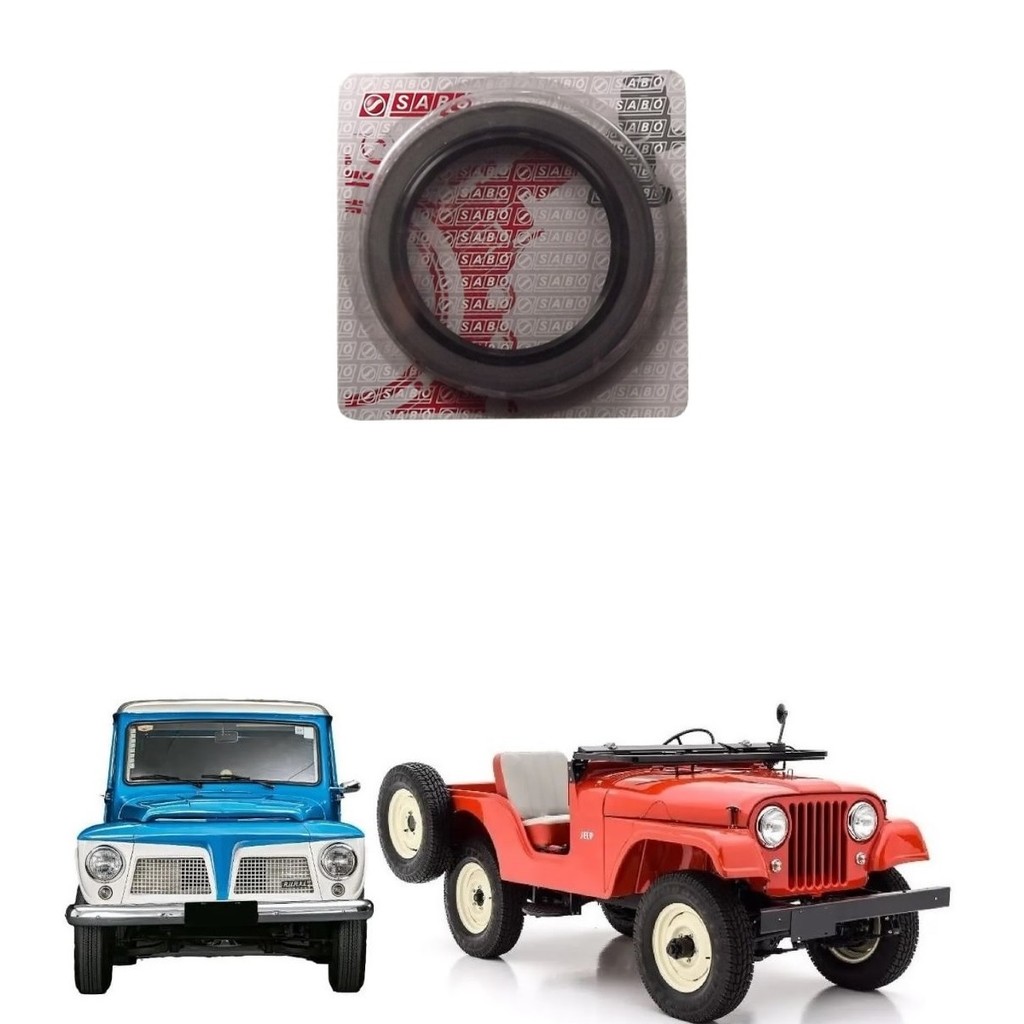 Retentor Do Cubo Dianteiro Jeep Rural F75 4x4 Ford Willys Todos