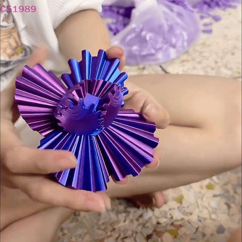 [kaan] Rotação Ou Cubo De Engrenagem Impressa Em 3D , Para Relaxamento De Estresse E Ansiedade , Esfera BR