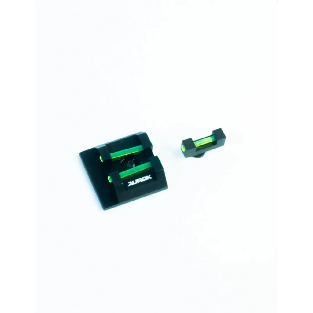 Conjunto Alça e Massa de Mira Fibra Óptica G2C TX22 Aurok
