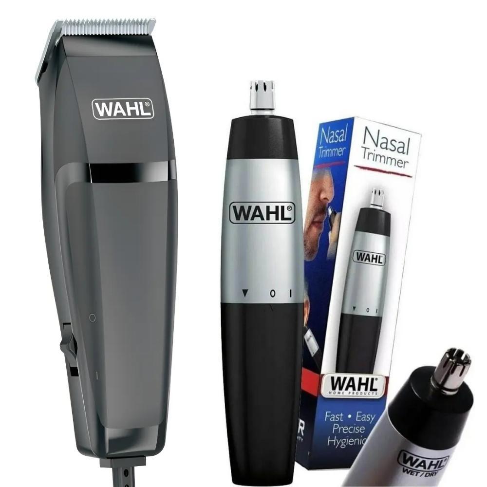 Maquina Wahl Easy Cut Cabelo Barba +  Aparador Nasal Trimmer