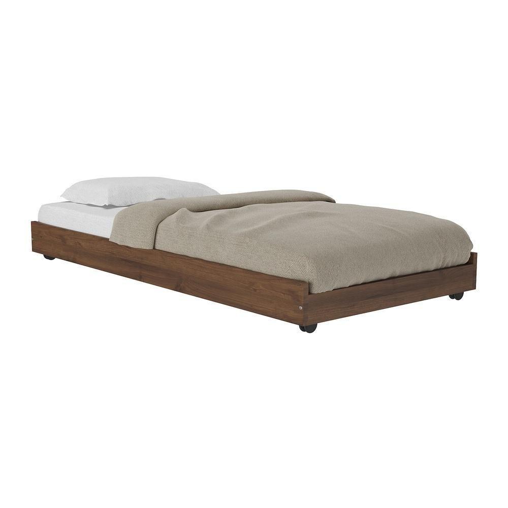 Cama Auxiliar Solteiro p/ Colchão 78 X 188cm Imbuia