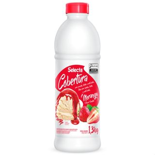 Cobertura para Sorvete Morango 1,3Kg Selecta em Oferta na Shopee