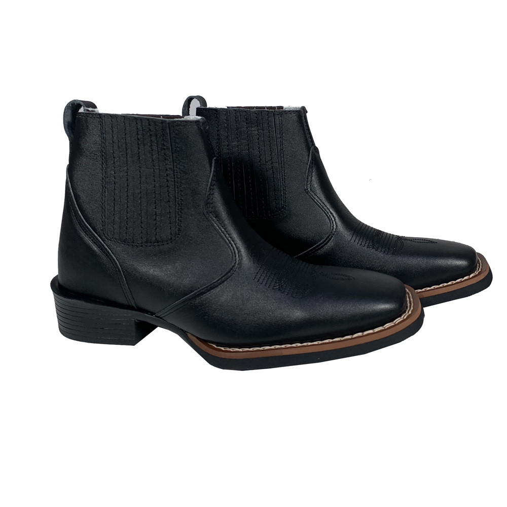 Botina Bico Quadrado Masculina Texas Rodeo