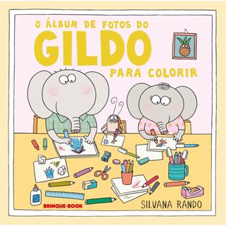 ALBUM DE FOTOS DO GILDO, O  PARA COLORIR - BRINQUE BOOK em Oferta na Shopee