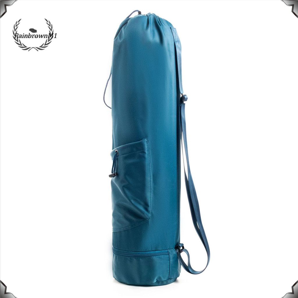 [Rm] Bolsa Portátil Para Tapete De Ioga À Prova D'água Com Alça De Ombro Ajustável Úmida Bolso Garrafa De Água-Ideal Cam