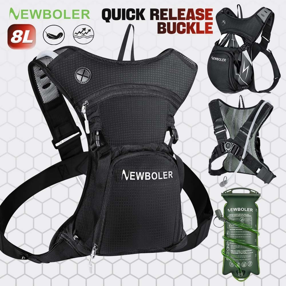 Mochila Para Motocicleta NEWBOLER 8L Pacote De Hidratação Portátil De Ciclismo Leve E Respirável De Grande Capacidade Co