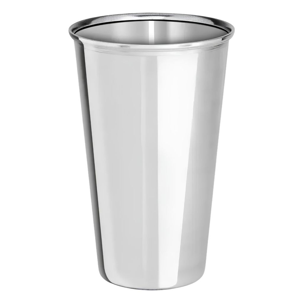 Copo Em Aço Inox Térmico Para Bebidas Quentes E Geladas 600ml Grande Resistente 14,00 X 8,90 Cm Tuut