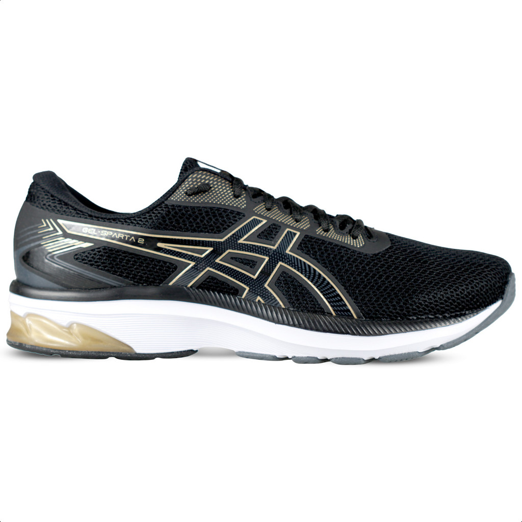 Tênis Asics Gel Sparta 2 Preto e Dourado - Masculino