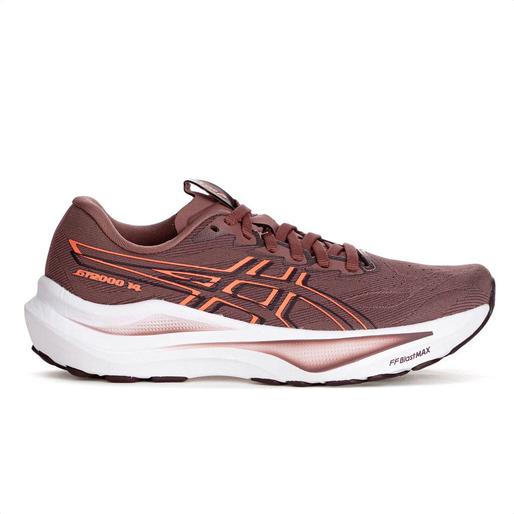 Tênis Asics GT-2000 14 Roxo e Laranja - Feminino