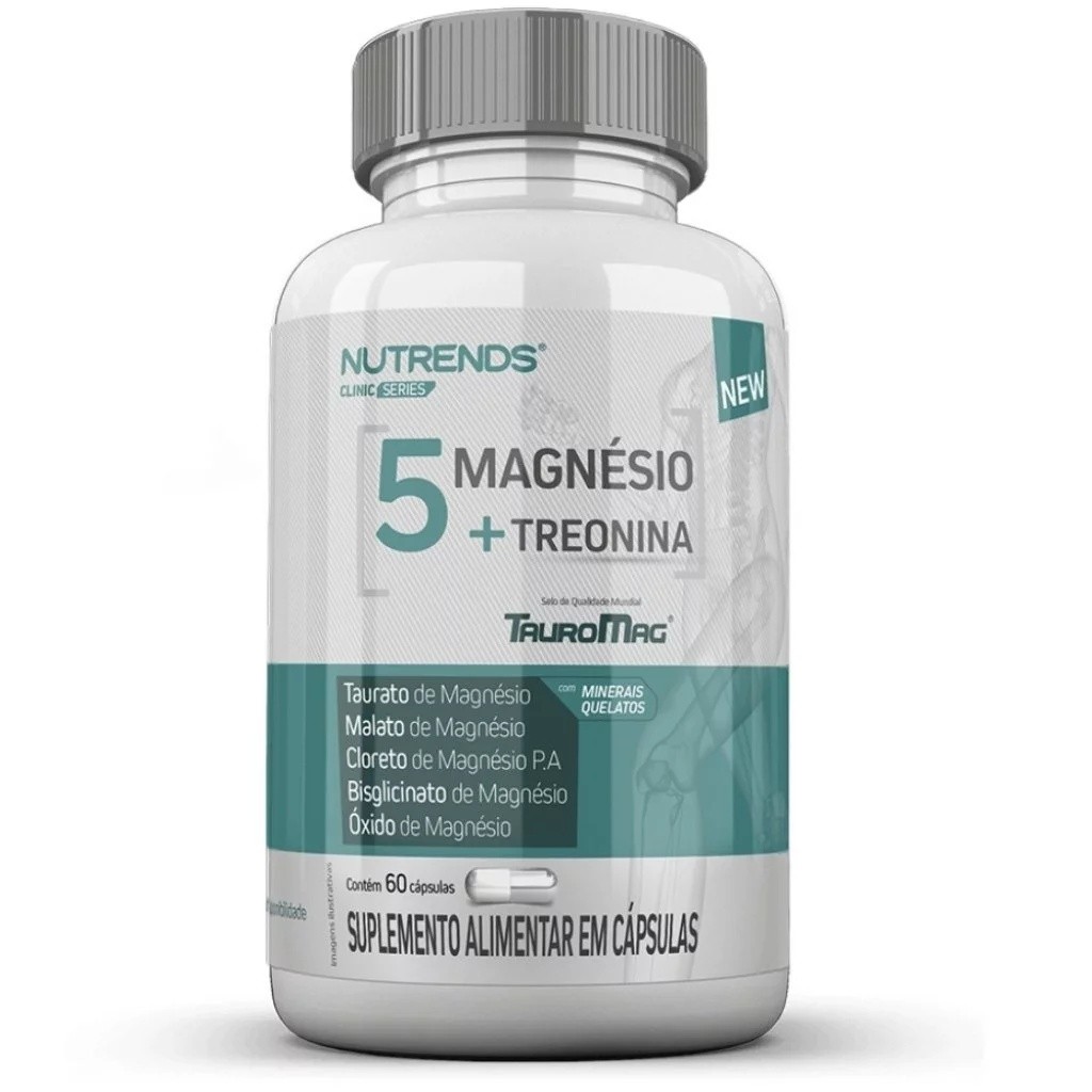 5 Magnésio + Treonina 60 Caps - Nutrends