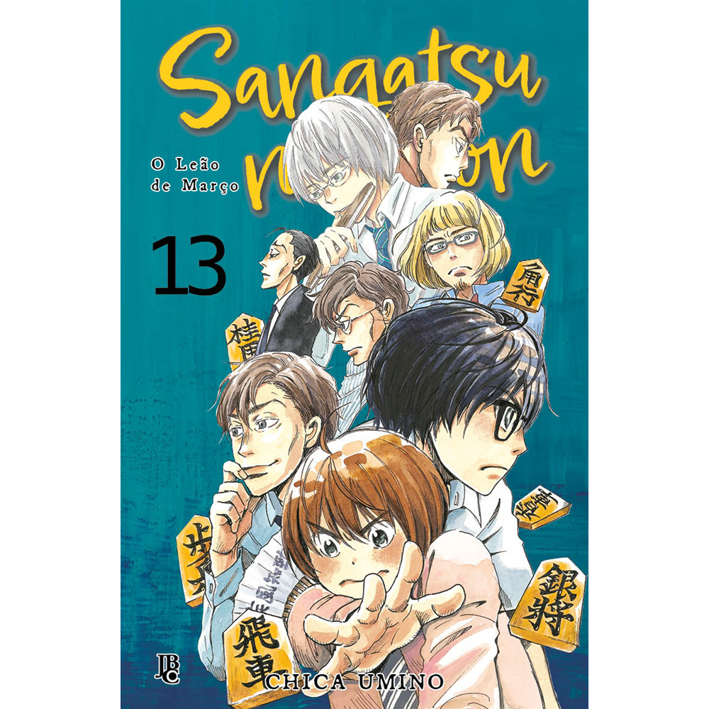 Capa do livro Mangá - Sangatsu no Lion: O Leão de Março Vol. 13 - por Chica Umino - Editora JBC