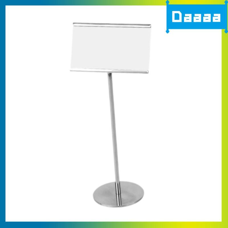 [Zzxitwyq] Porta-Cartões De Lugar Visita Suporte Para Sinalização De Mesa De Exibição De Clipe De Cartão De Aço Inoxidáv