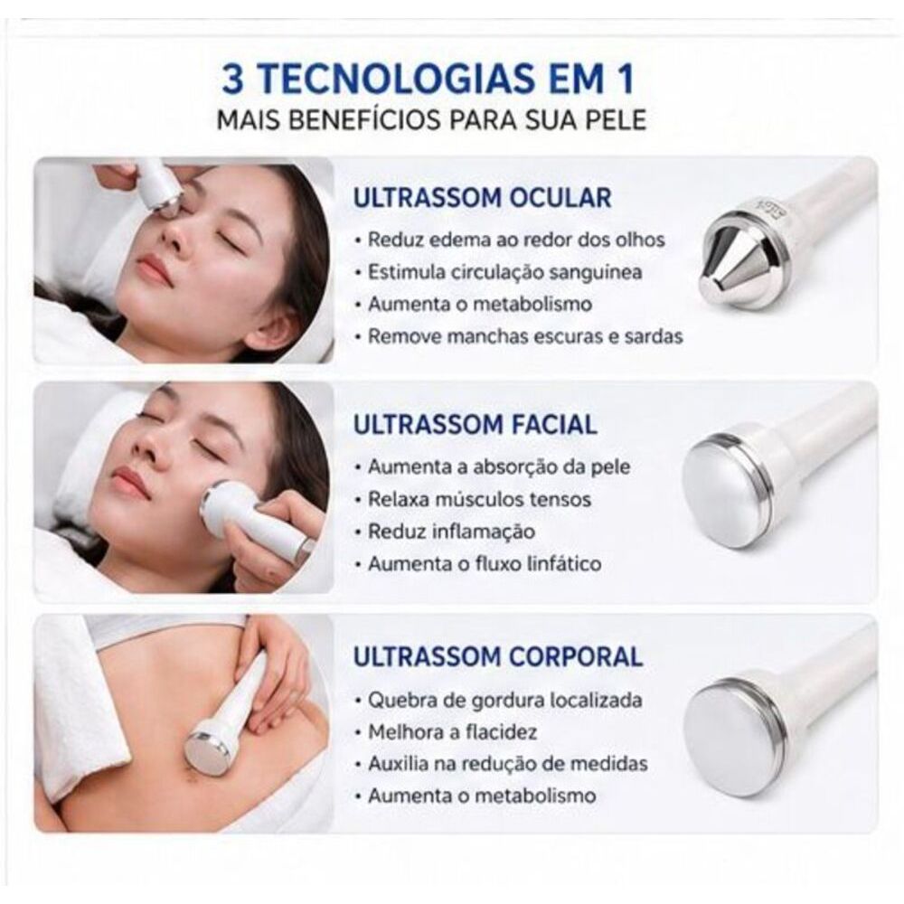 Jato Plasma Ultrassom Alta Frequência Limpeza Facial Caneta Ultrassônica Acupuntura Cauterização110V/220V — imagem 2 de 2