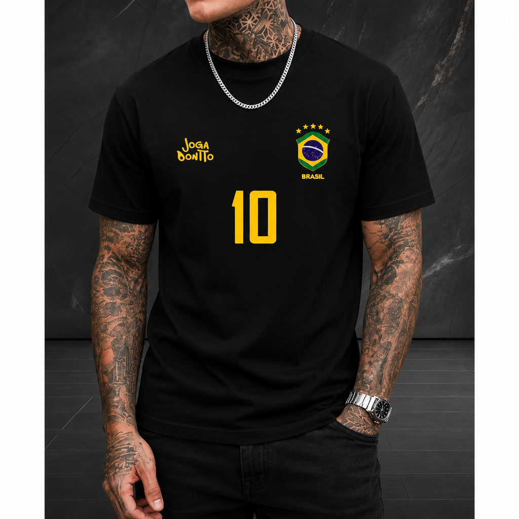 Camiseta Masculina e Feminino e Unissex Brasil Copa Do Mundo Estilosa 2026 100% Algodão