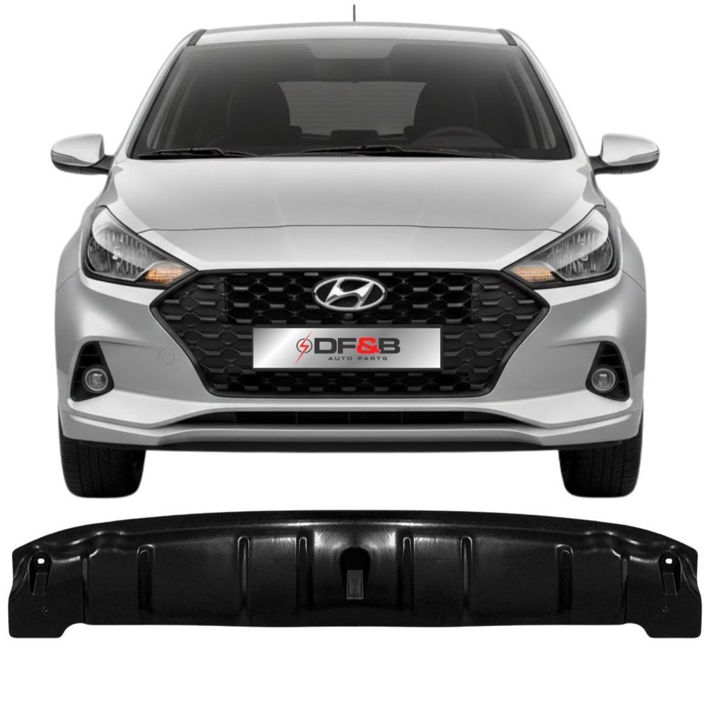Defletor Protetor Inferior Parachoque Dianteiro HB20 Hatch Sedan 2020 2021 2022
