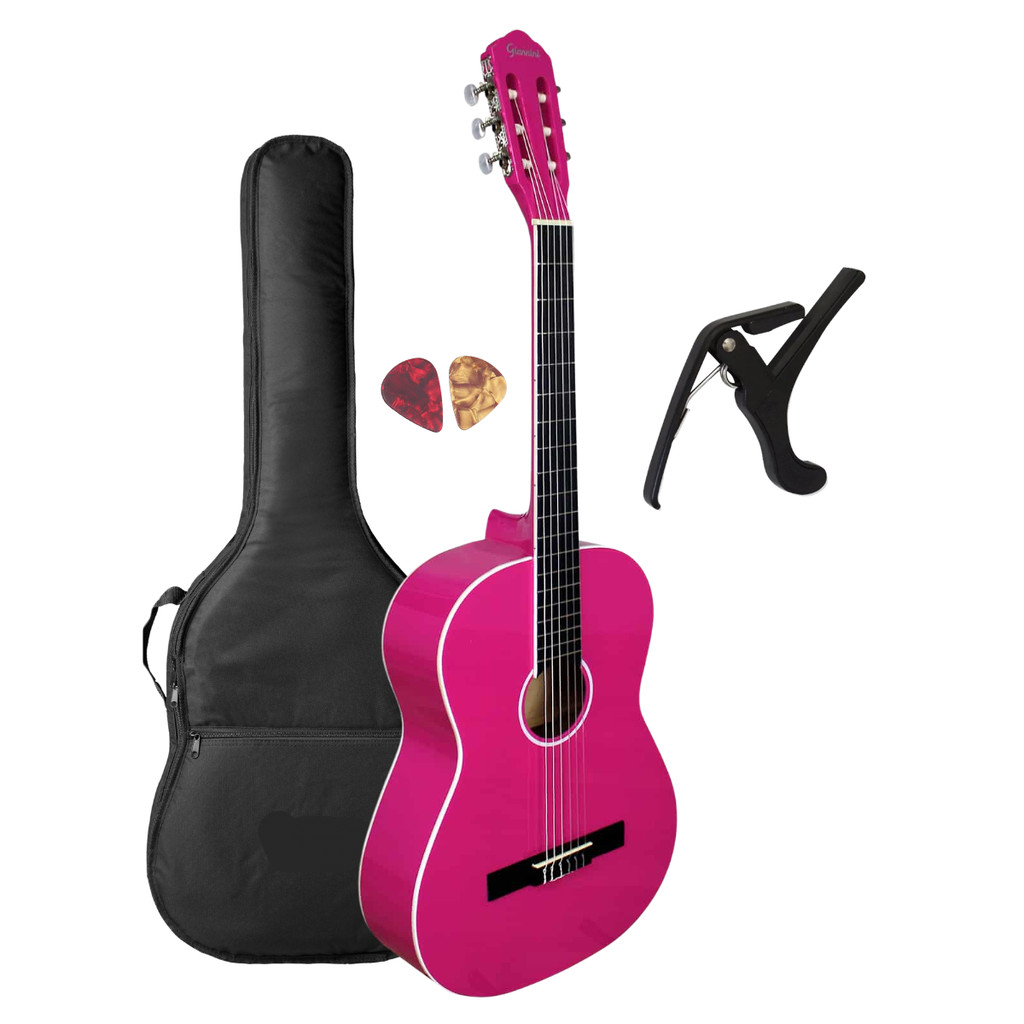 Violão Rosa Giannini Acústico N14 Nylon + Capa e Capotraste