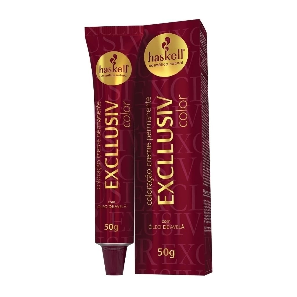 Coloração 6.7 Louro Escuro Marrom 50gr Haskell | Tintura permanente