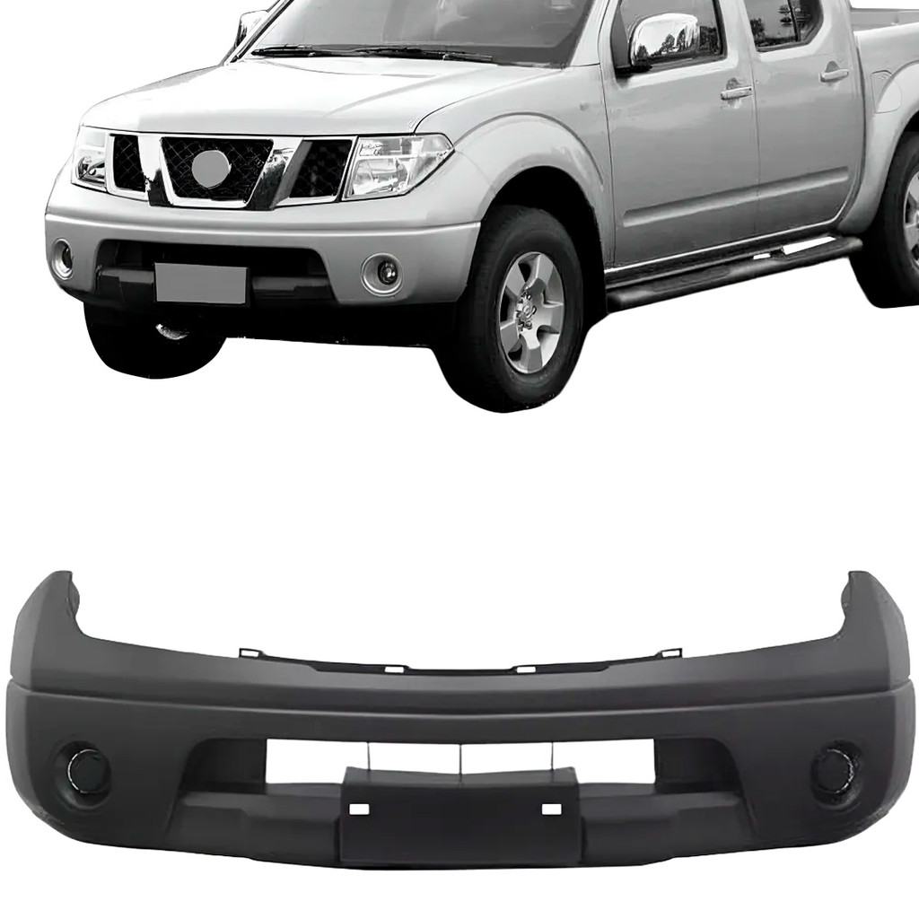 Parachoque Dianteiro Frontier 2008 2009 2010 2011 2012 2013 Preto Liso