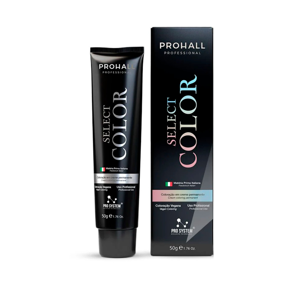 Prohall Select Color Coloração Permanente Tinta 50g T-Cores